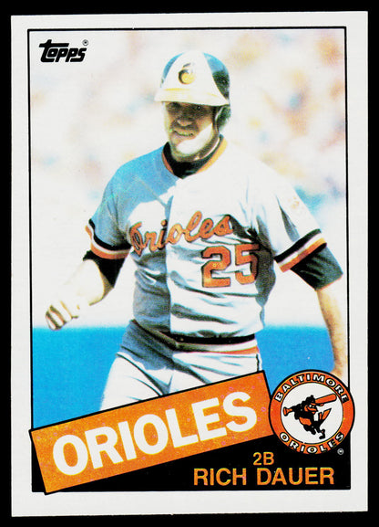 1985 Topps #494 Rich Dauer