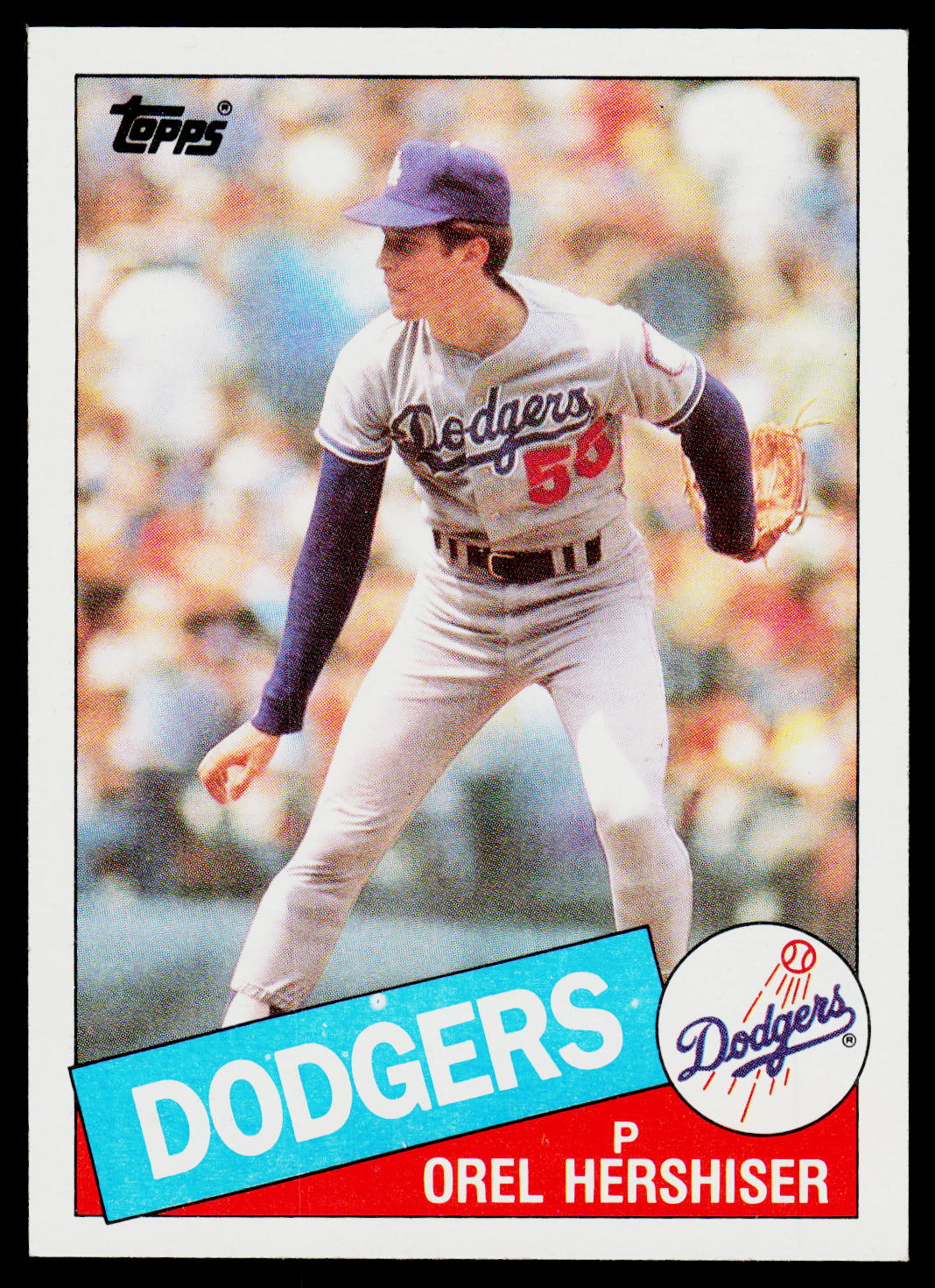 1985 Topps #493 Orel Hershiser