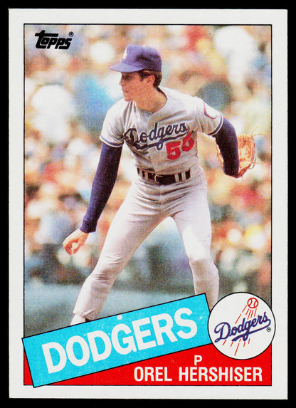 1985 Topps #493 Orel Hershiser