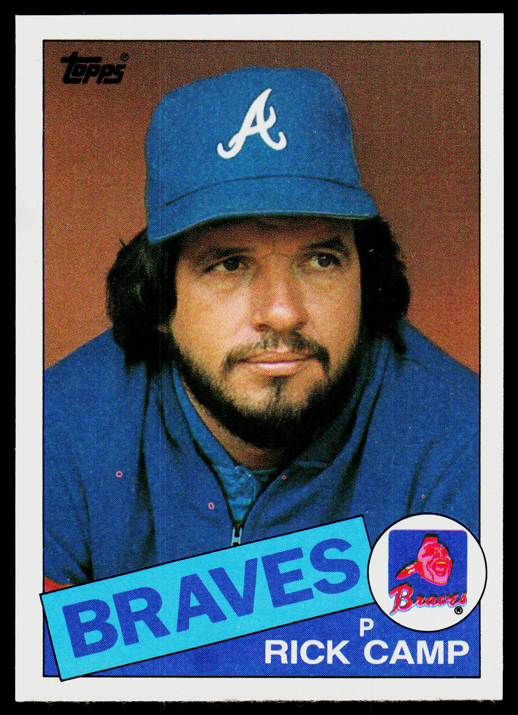1985 Topps #491 Rick Camp