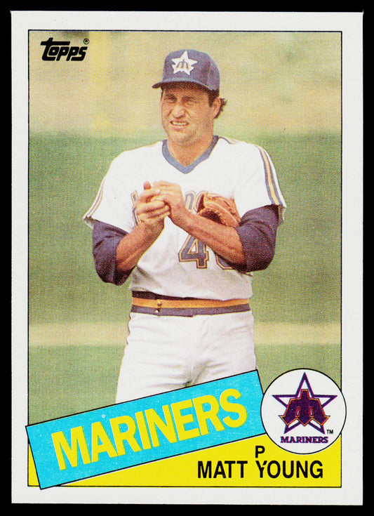 1985 Topps #485 Matt Young