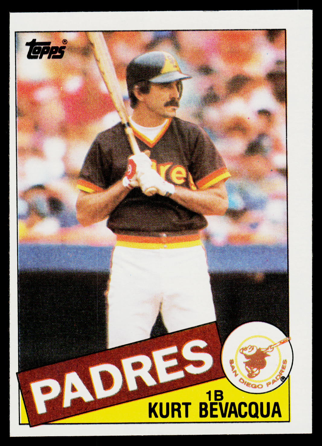 1985 Topps #478 Kurt Bevacqua