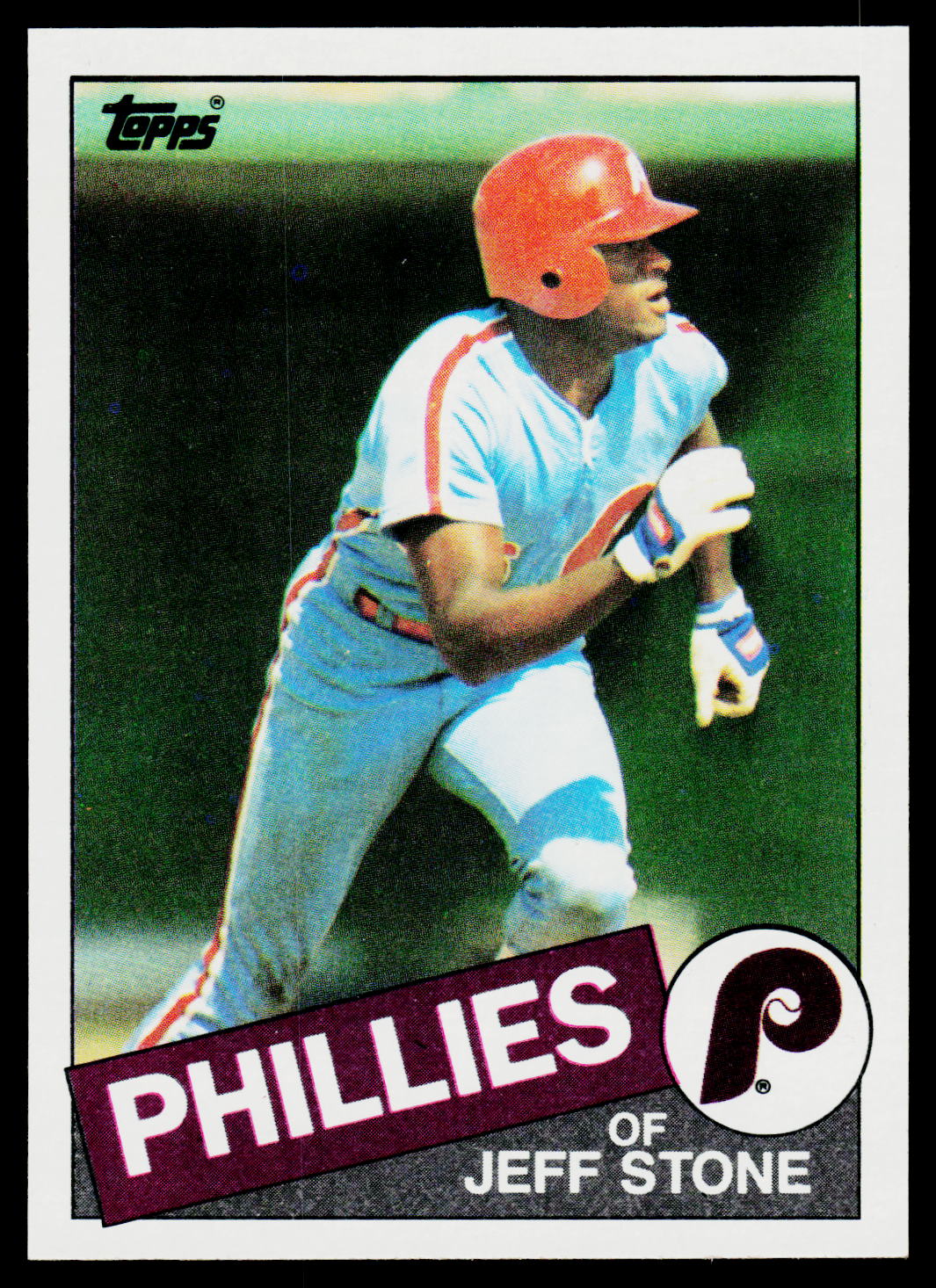1985 Topps #476 Jeff Stone