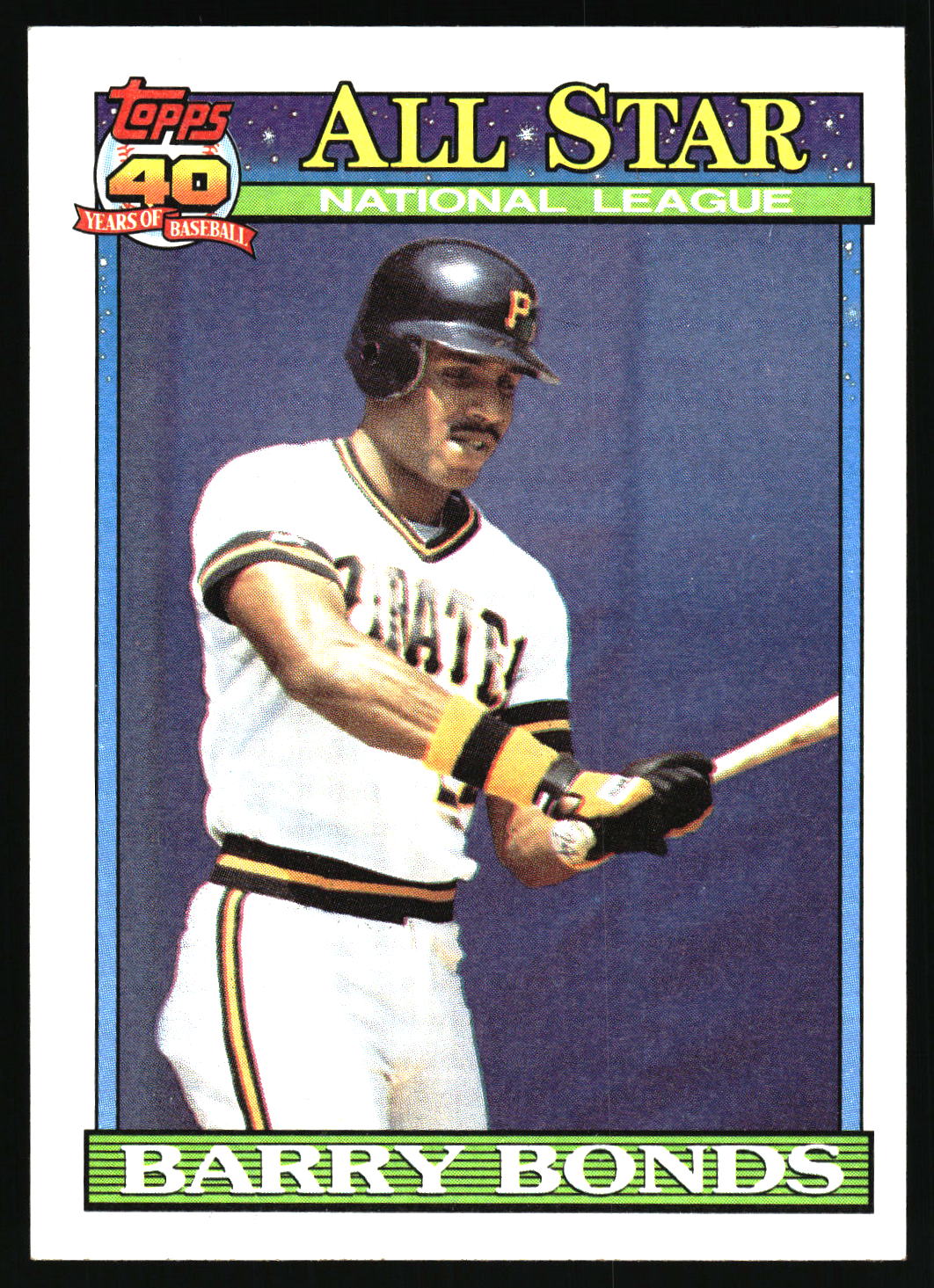 1991 Topps #401 Barry Bonds Desert Shield