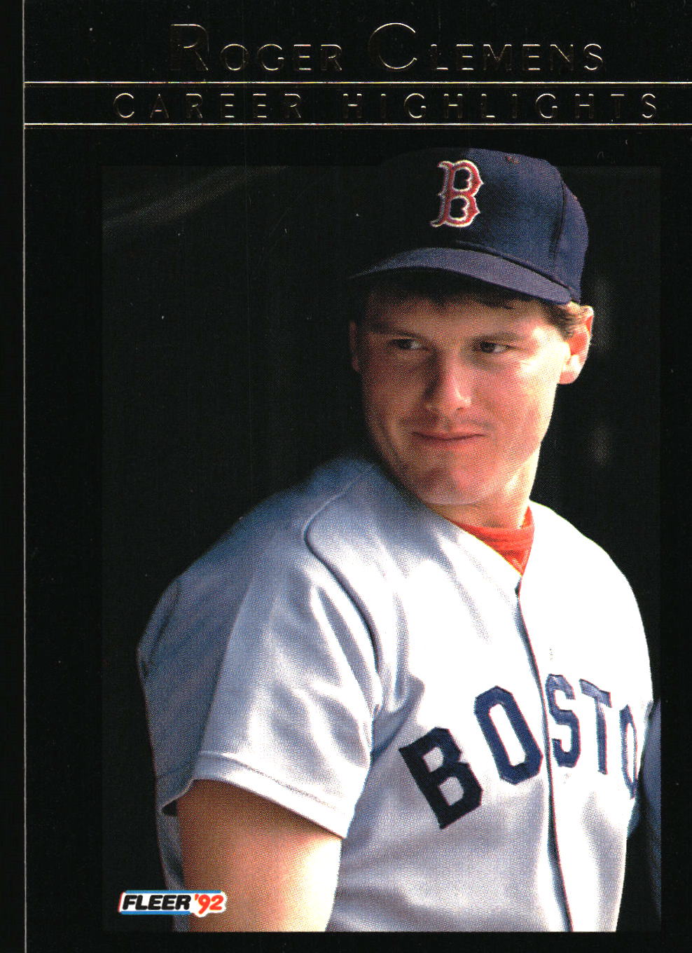 1992 Fleer #2 Roger Clemens Career Highlights