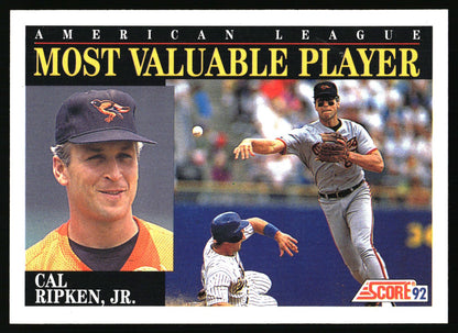 1992 Score #788 Cal Ripken, Jr.