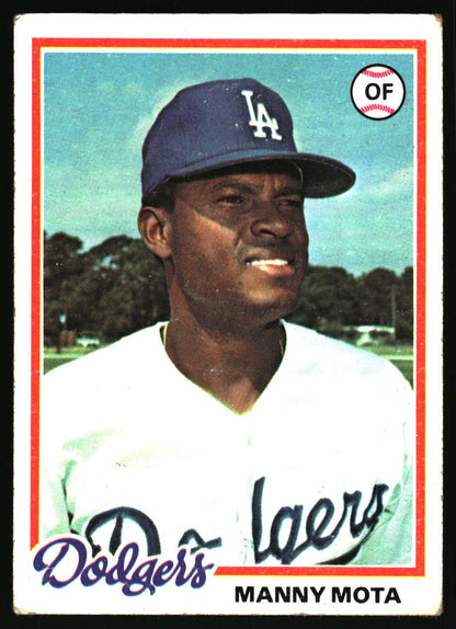 1978 Topps #228 Manny Mota