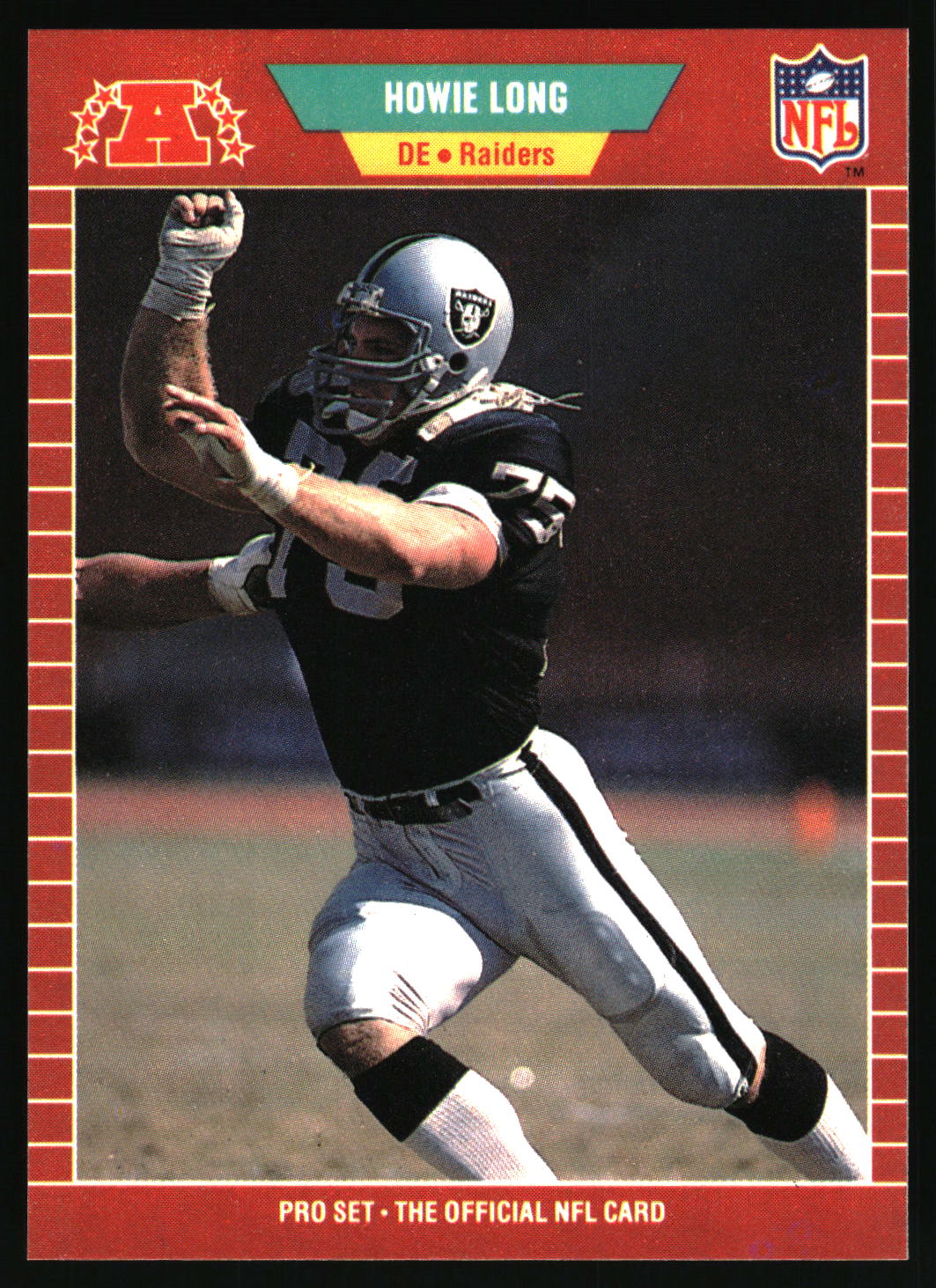 1989 Pro Set #186 Howie Long
