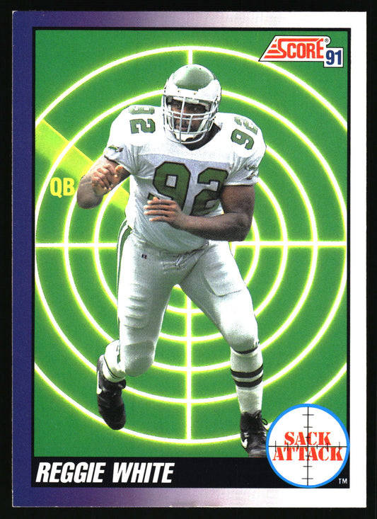 1991 Score #655 Reggie White