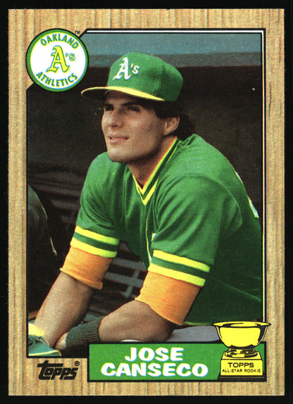 1987 Topps #620 Jose Canseco