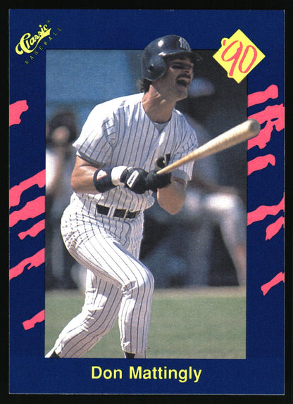 1990 Classic Blue #16 Don Mattingly