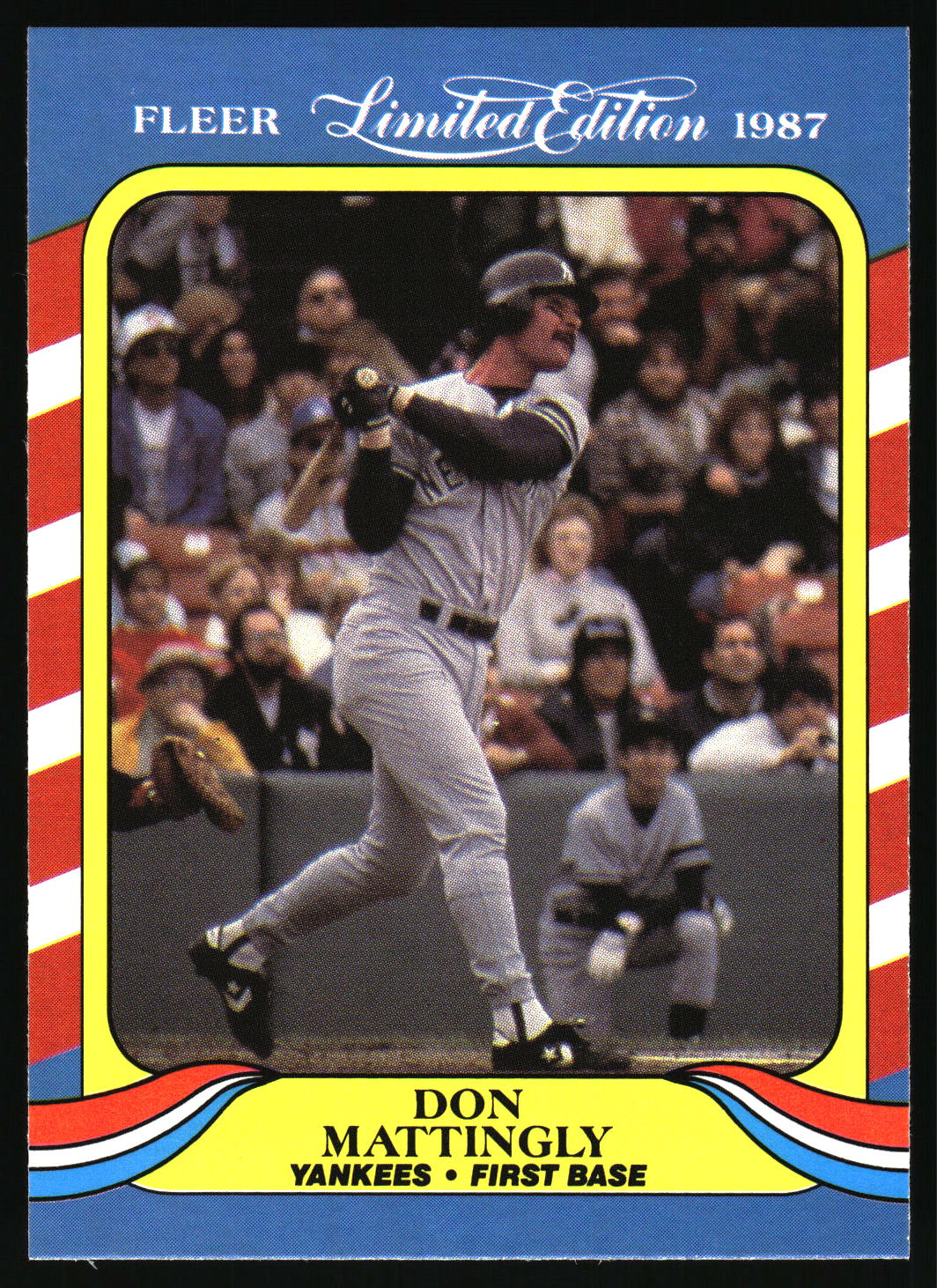 1987 Fleer Limited Edition #26 Don Mattingly