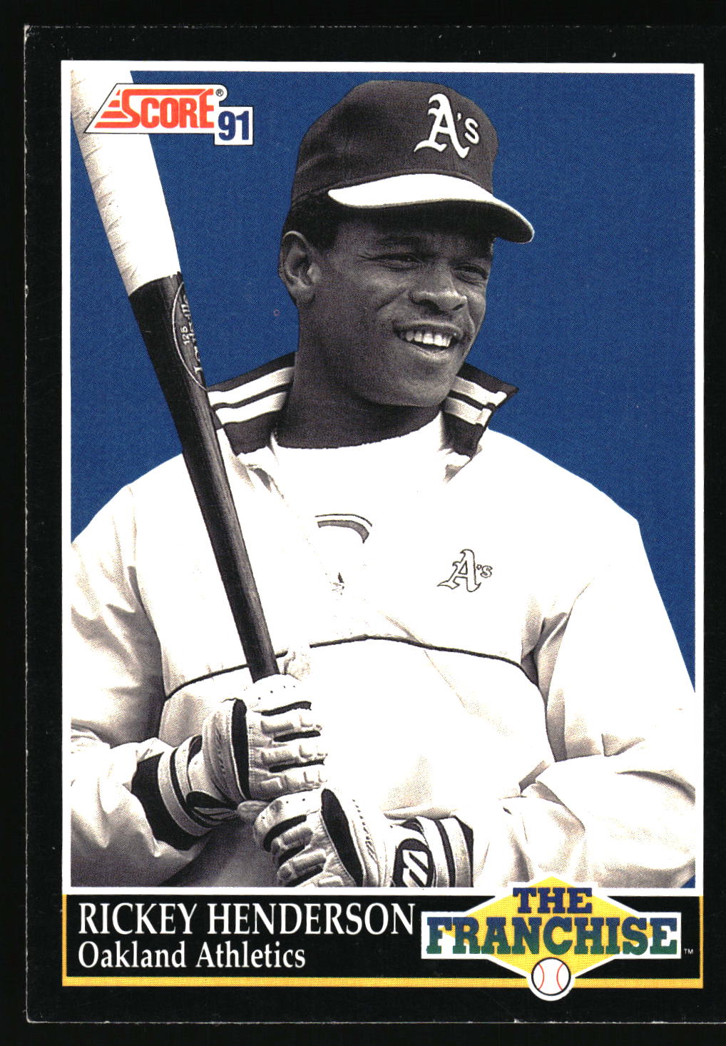 1991 Score #857 Rickey Henderson