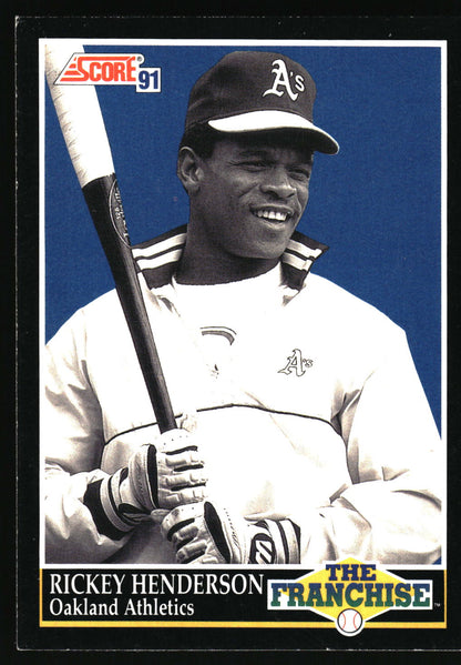 1991 Score #857 Rickey Henderson