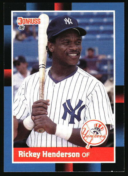 1988 Donruss #277 Rickey Henderson