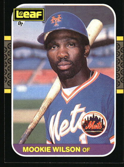 1987 Leaf #176 Mookie Wilson