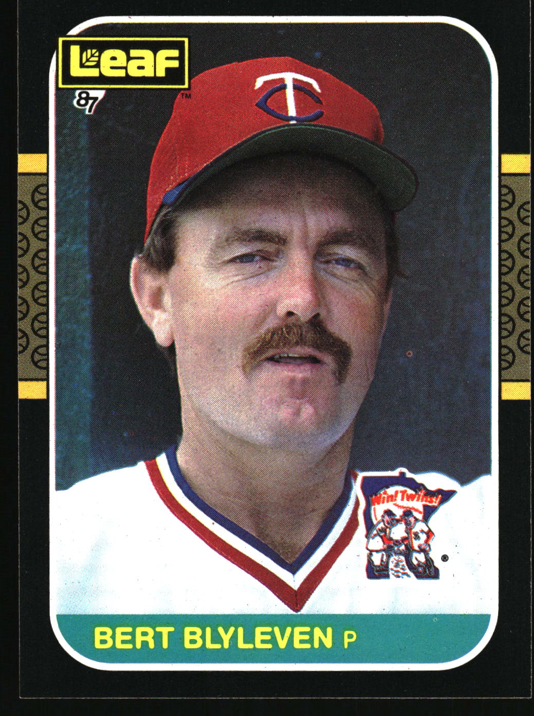 1987 Leaf #100 Bert Blyleven