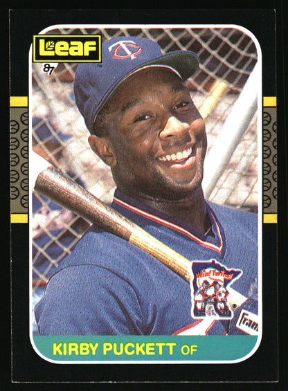 1987 Leaf #56 Kirby Puckett
