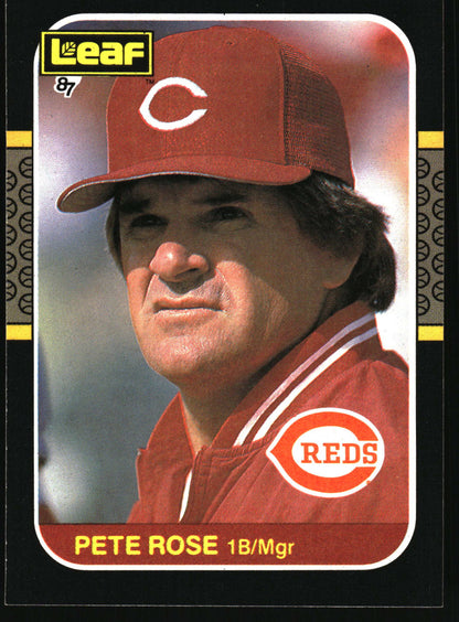 1987 Leaf #129 Pete Rose