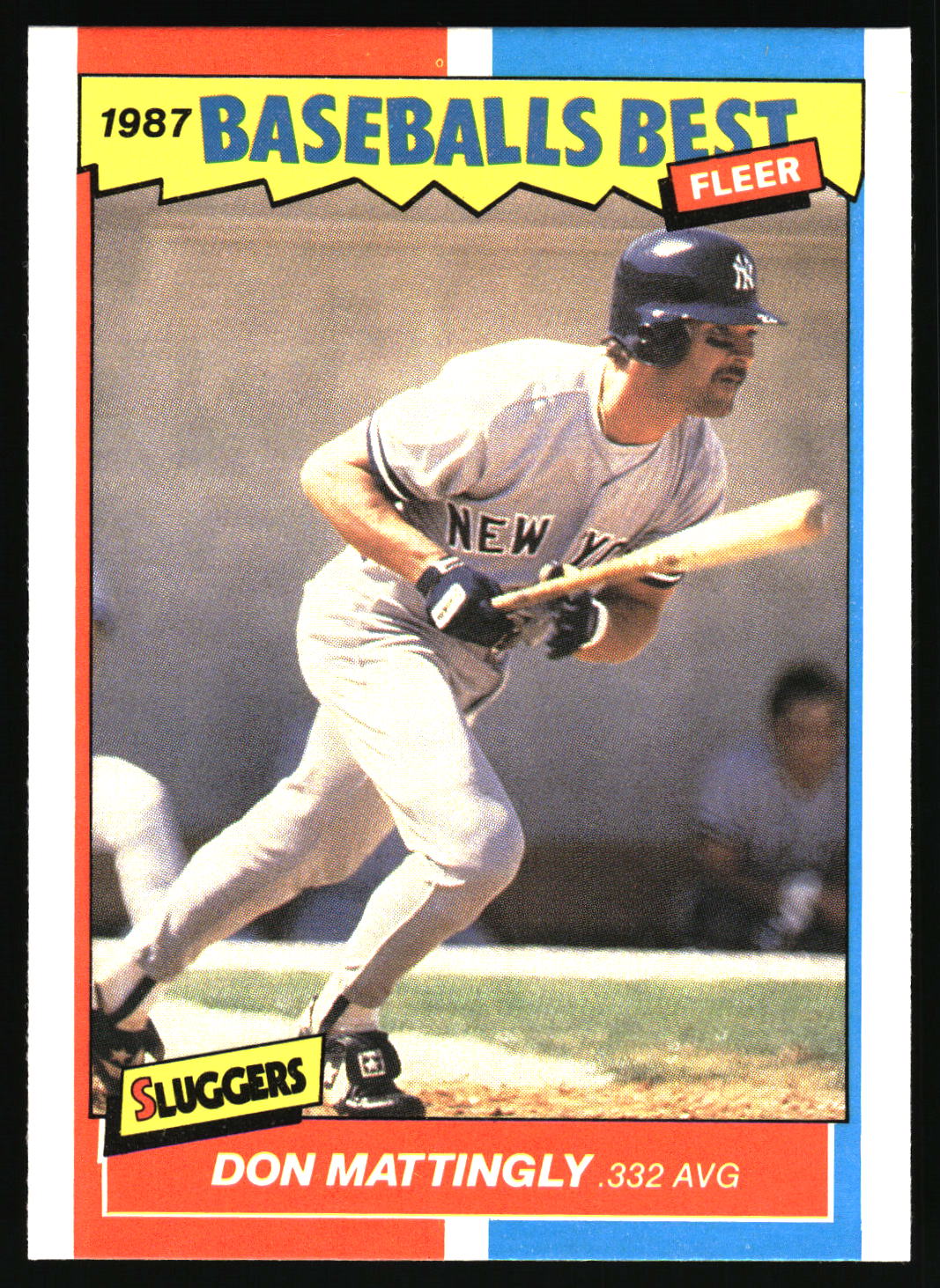 1987 Fleer Baseball's Best Sluggers vs. Pitchers #25 Don Mattingly