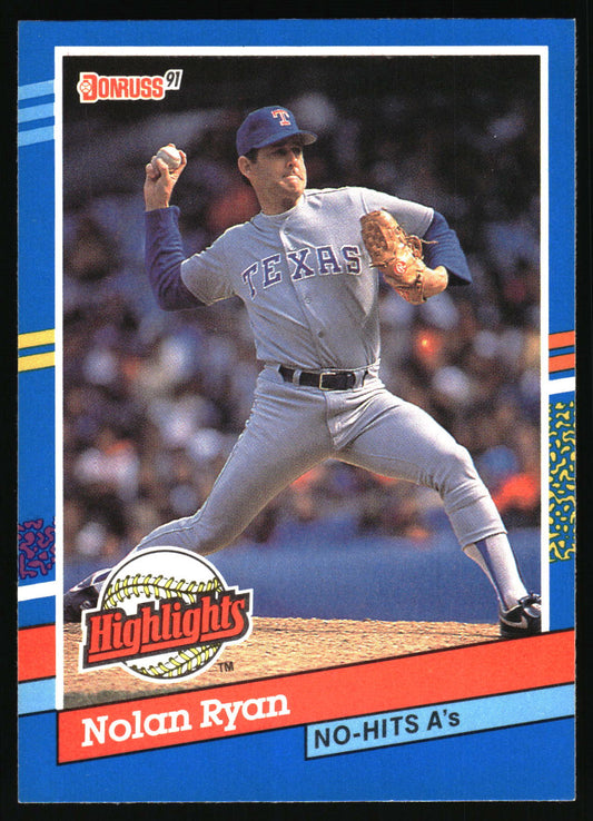 1991 Donruss #BC-3b Nolan Ryan Bonus Cards