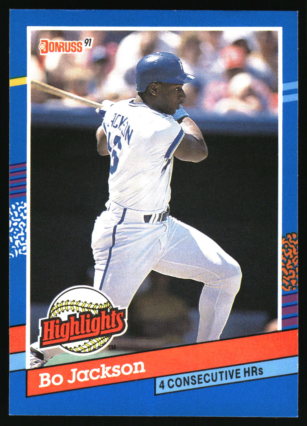 1991 Donruss #BC-10b Bo Jackson Bonus Cards