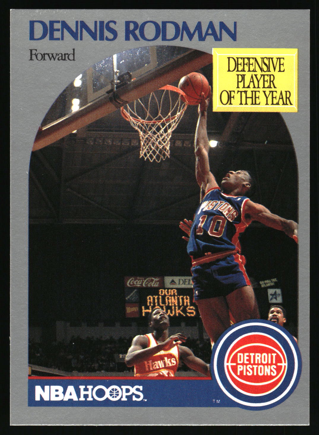 1990-91 Hoops #109 Dennis Rodman
