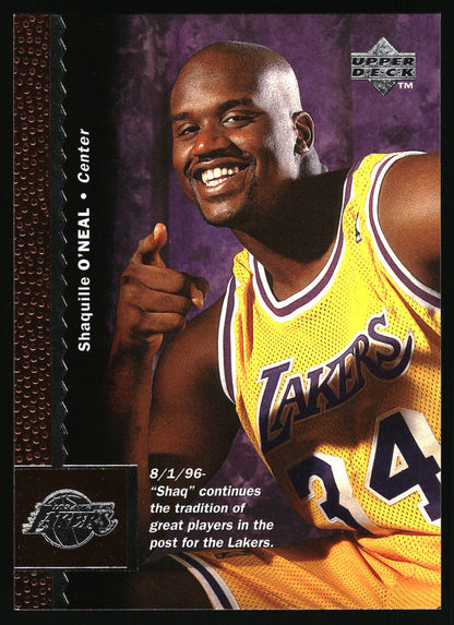 1996-97 Upper Deck #61 Shaquille O'Neal