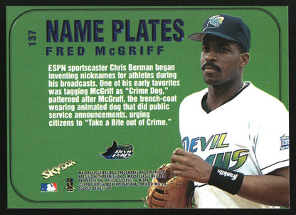 1998 SkyBox Dugout Axcess #137 Fred McGriff