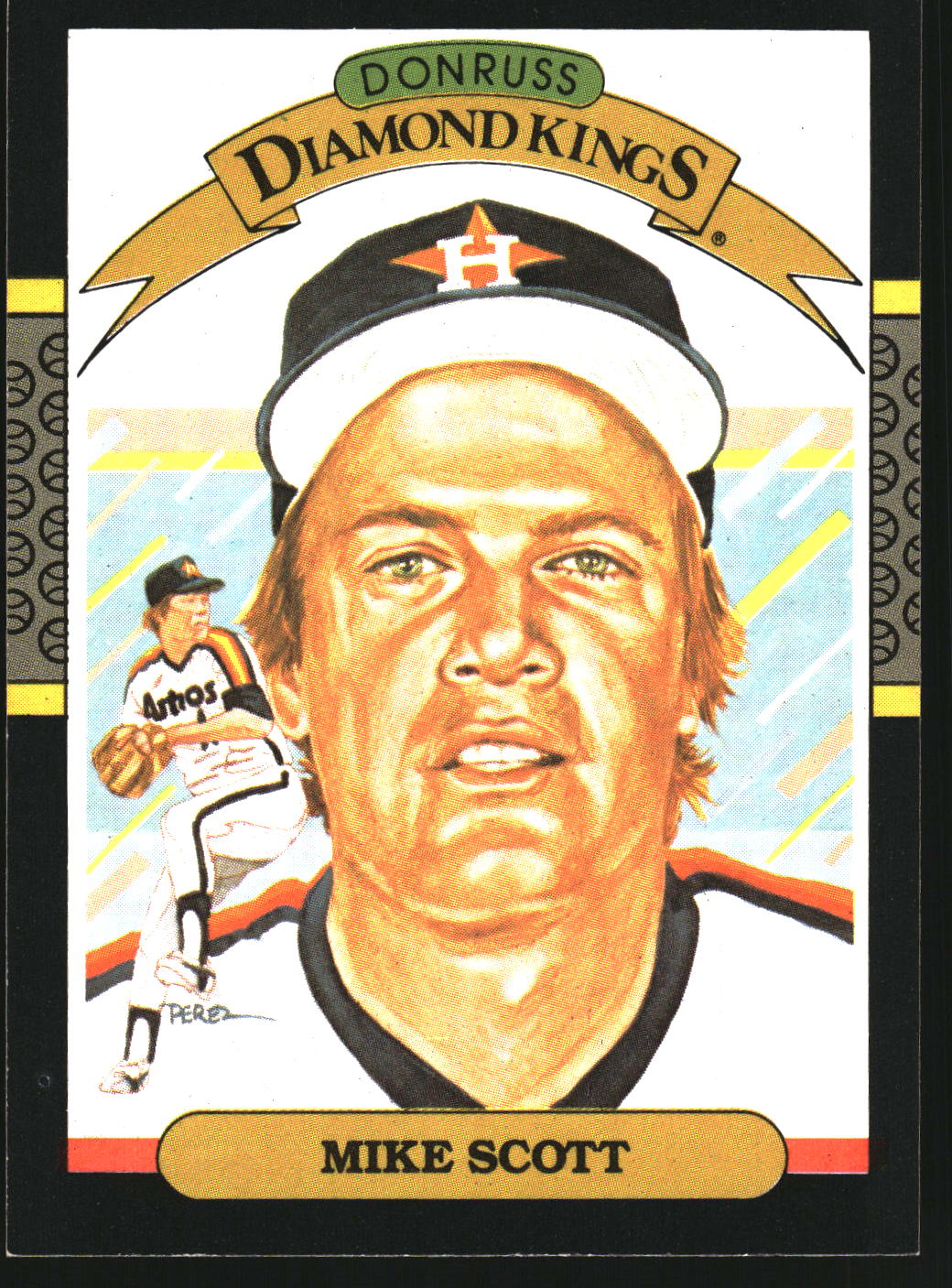 1987 Leaf #18 Mike Scott