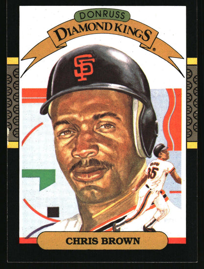 1987 Leaf #11 Chris Brown
