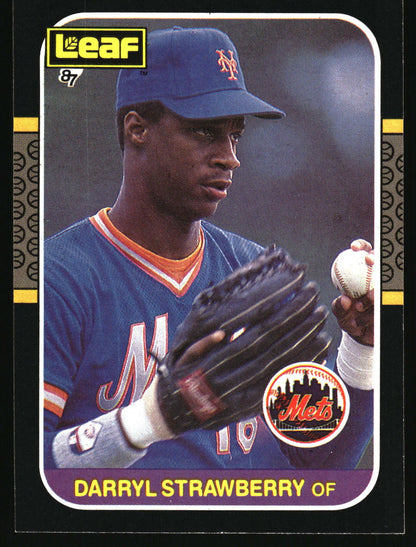 1987 Leaf #68 Darryl Strawberry