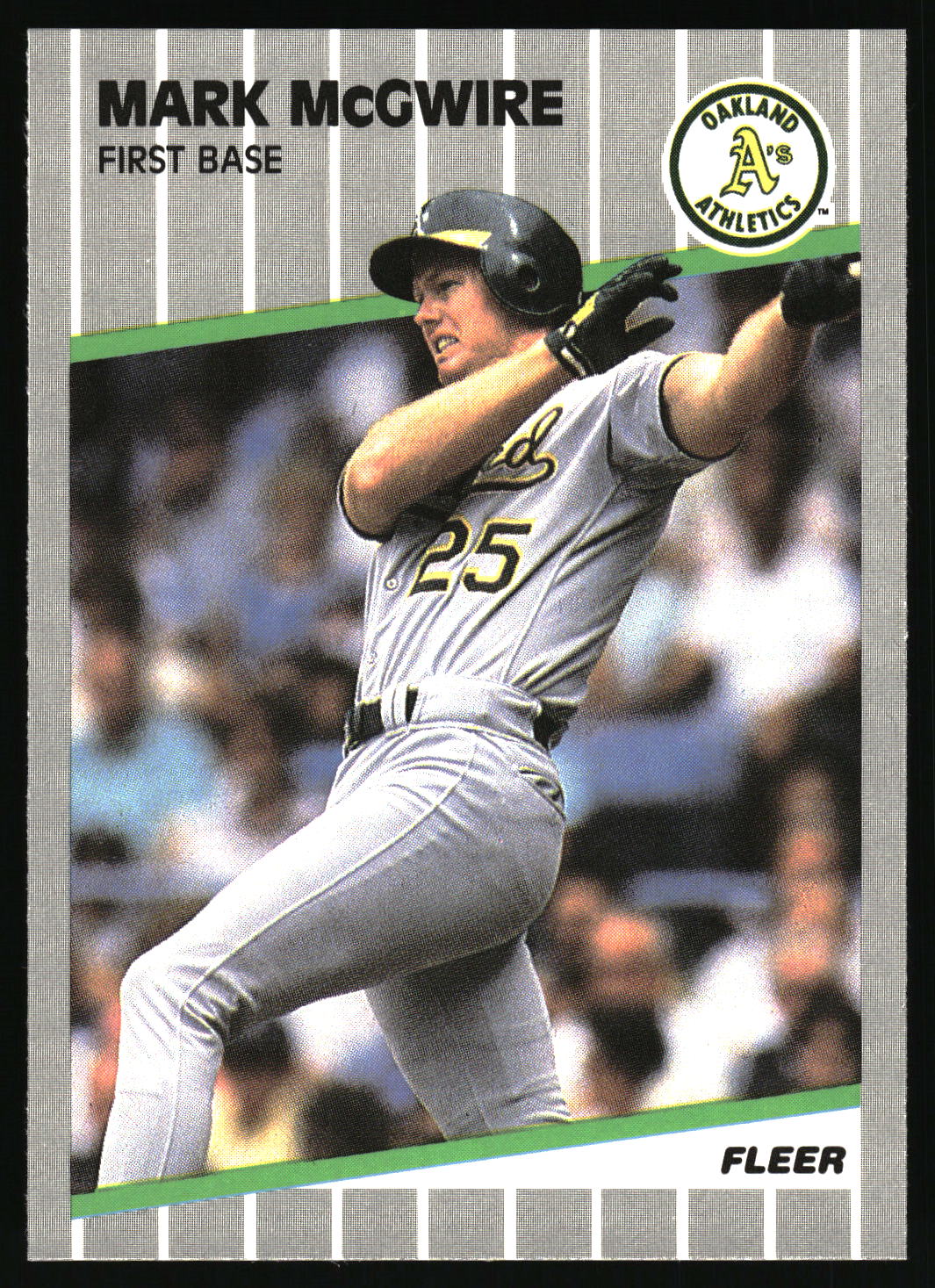 1989 Fleer #17 Mark McGwire