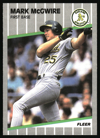 1989 Fleer #17 Mark McGwire