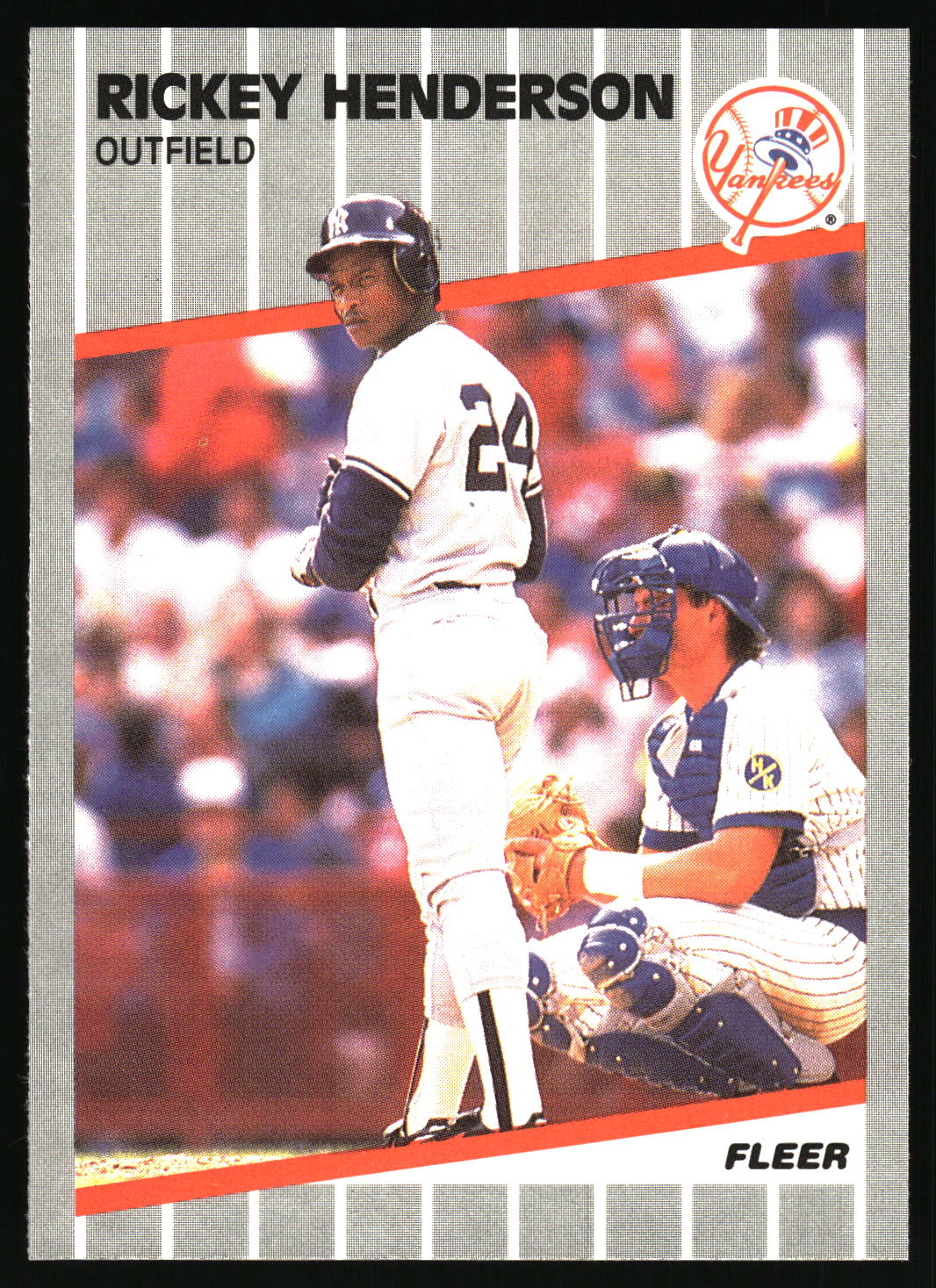 1989 Fleer #254 Rickey Henderson