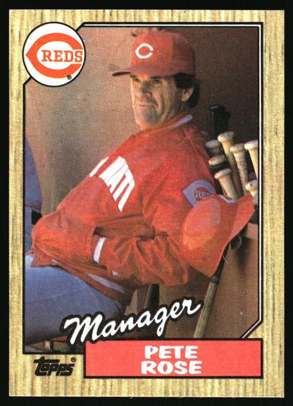 1987 Topps #393 Pete Rose