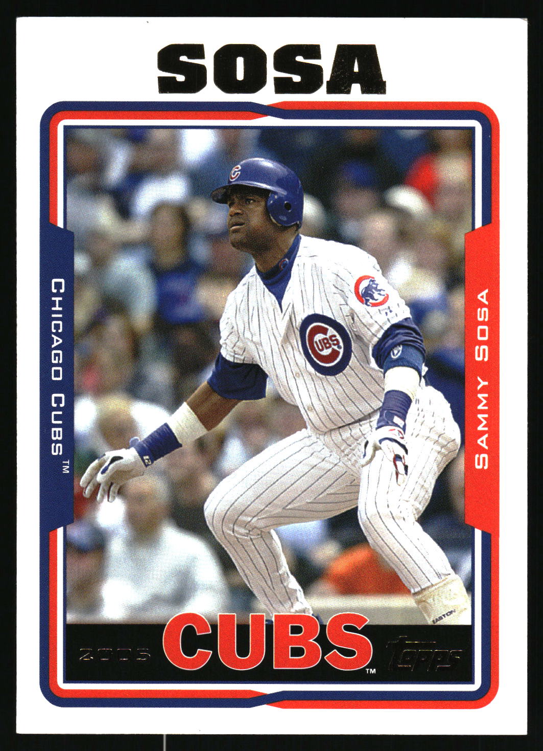 2005 Topps #10 Sammy Sosa Box Bottoms