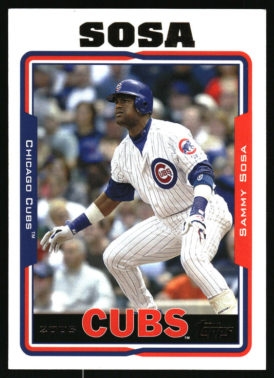 2005 Topps #10 Sammy Sosa Box Bottoms