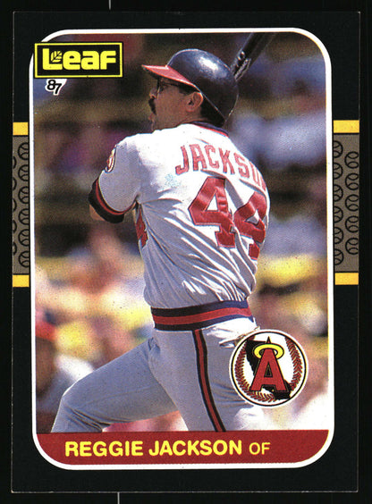 1987 Leaf #201 Reggie Jackson