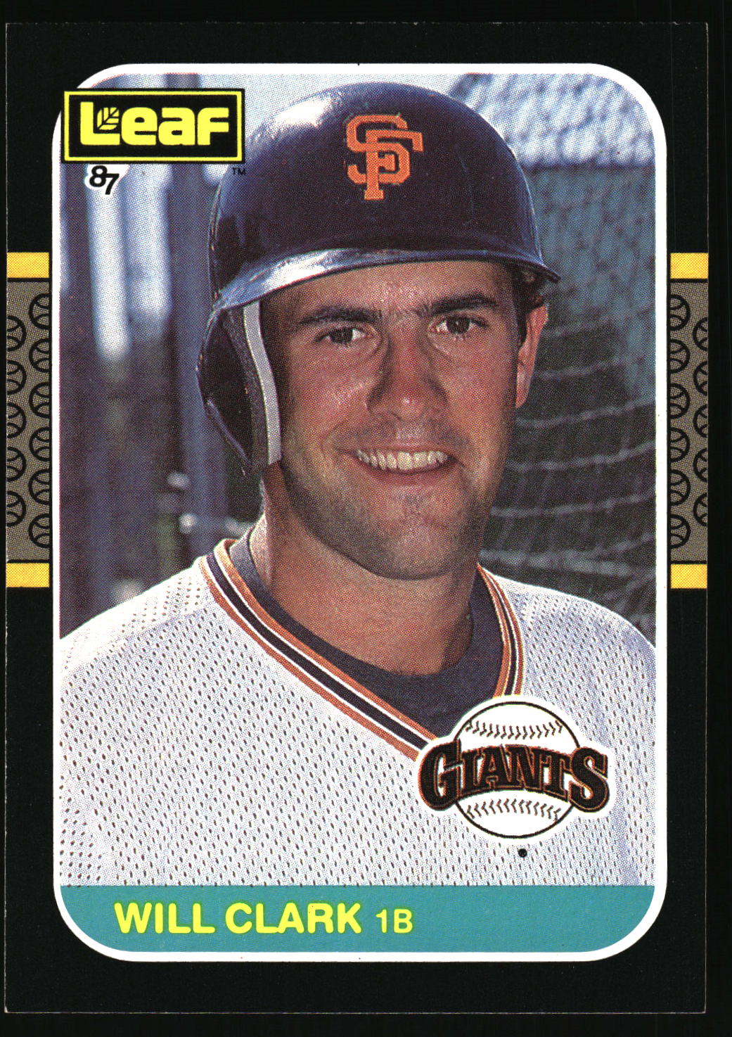 1987 Leaf #144 Will Clark