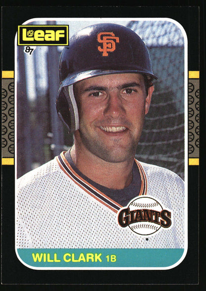 1987 Leaf #144 Will Clark