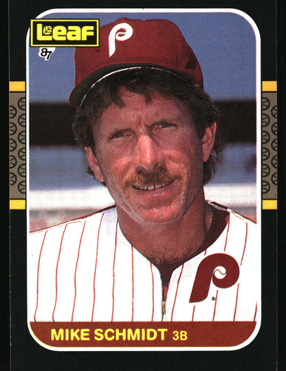 1987 Leaf #122 Mike Schmidt