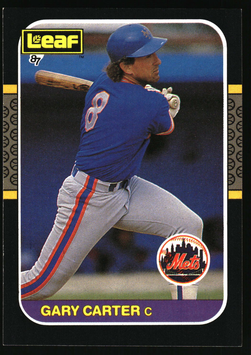 1987 Leaf #109 Gary Carter