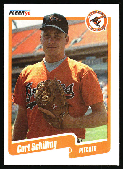 1990 Fleer Update #U-68 Curt Schilling