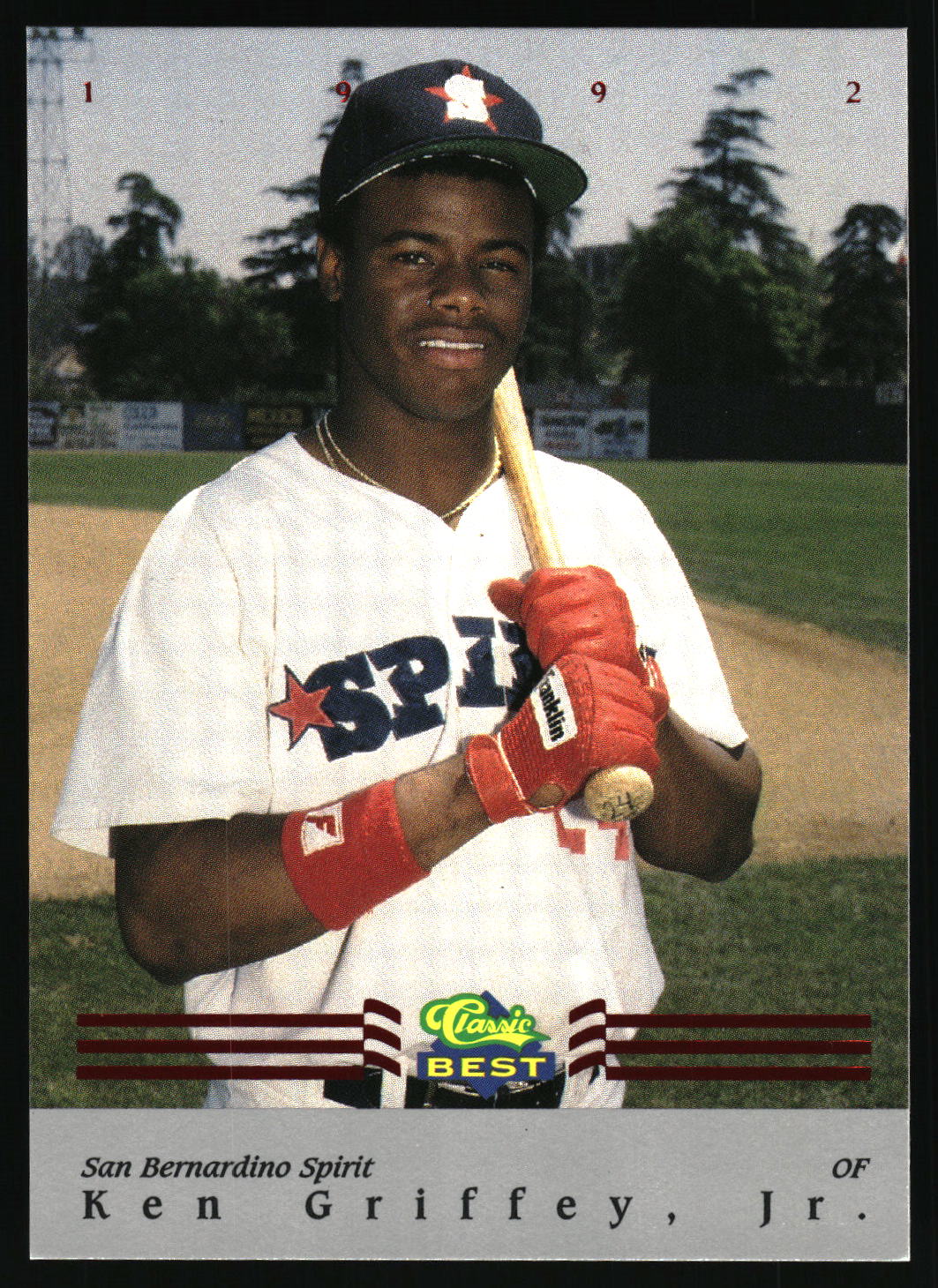 1992 Classic Best #BC12 Ken Griffey Jr. Blue Bonus