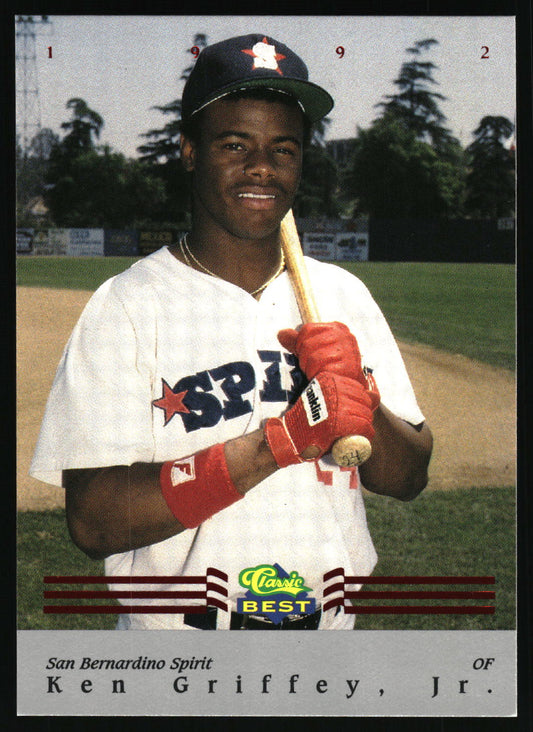 1992 Classic Best #BC12 Ken Griffey Jr. Blue Bonus