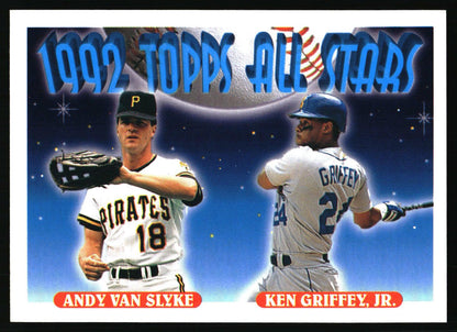 1993 Topps #405 Andy Van Slyke / Ken Griffey Jr.
