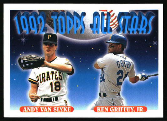 1993 Topps #405 Andy Van Slyke / Ken Griffey Jr.