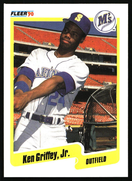 1990 Fleer #513b Ken Griffey, Jr.