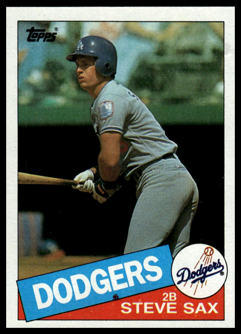 1985 Topps #470 Steve Sax